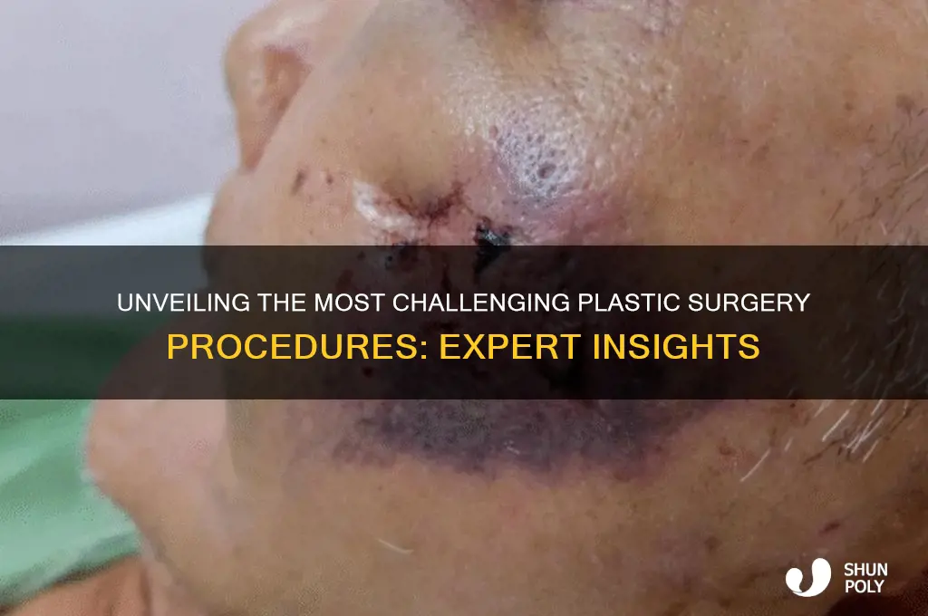 which is the most difficult plastic surgery