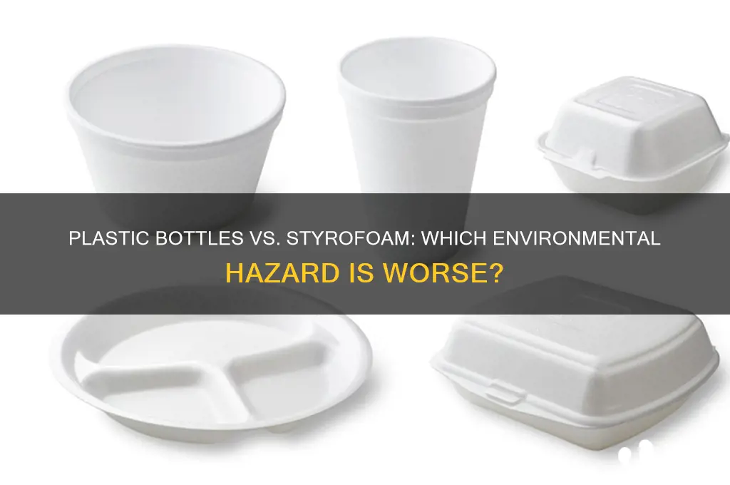 which is worse plastic bottle or st