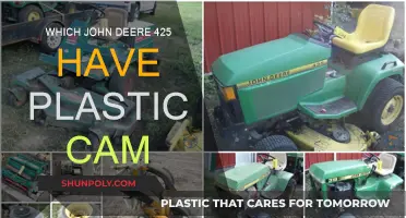 John Deere 425: Plastic Cam Models