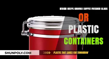 Glass vs Plastic: Keeping Ground Coffee Fresh