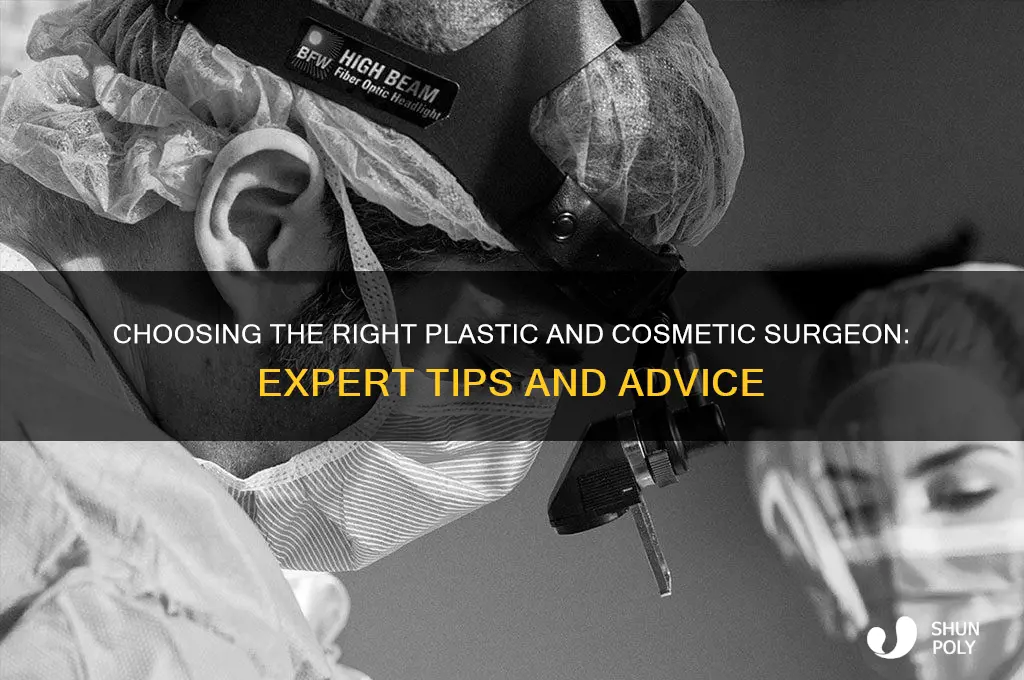 which plastic and cosmetic surgeon