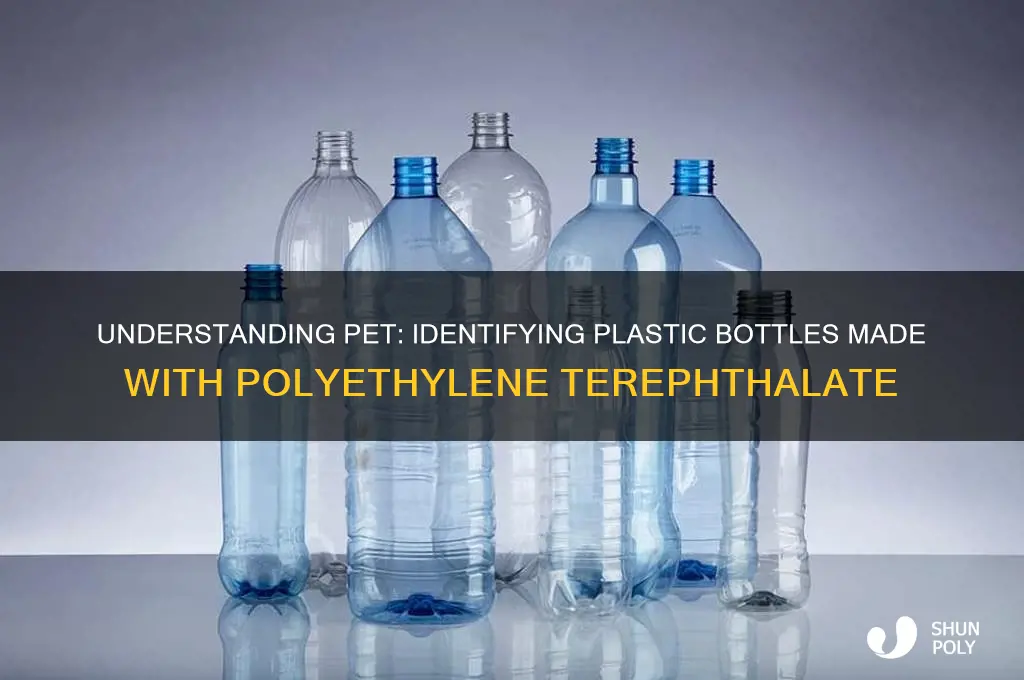 which plastic bottles are made with pet