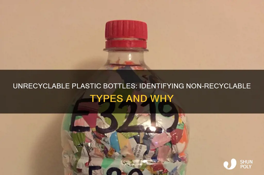 which plastic bottles are not recyclable