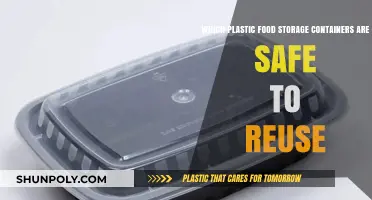 Safe Plastic Food Storage Containers for Reuse