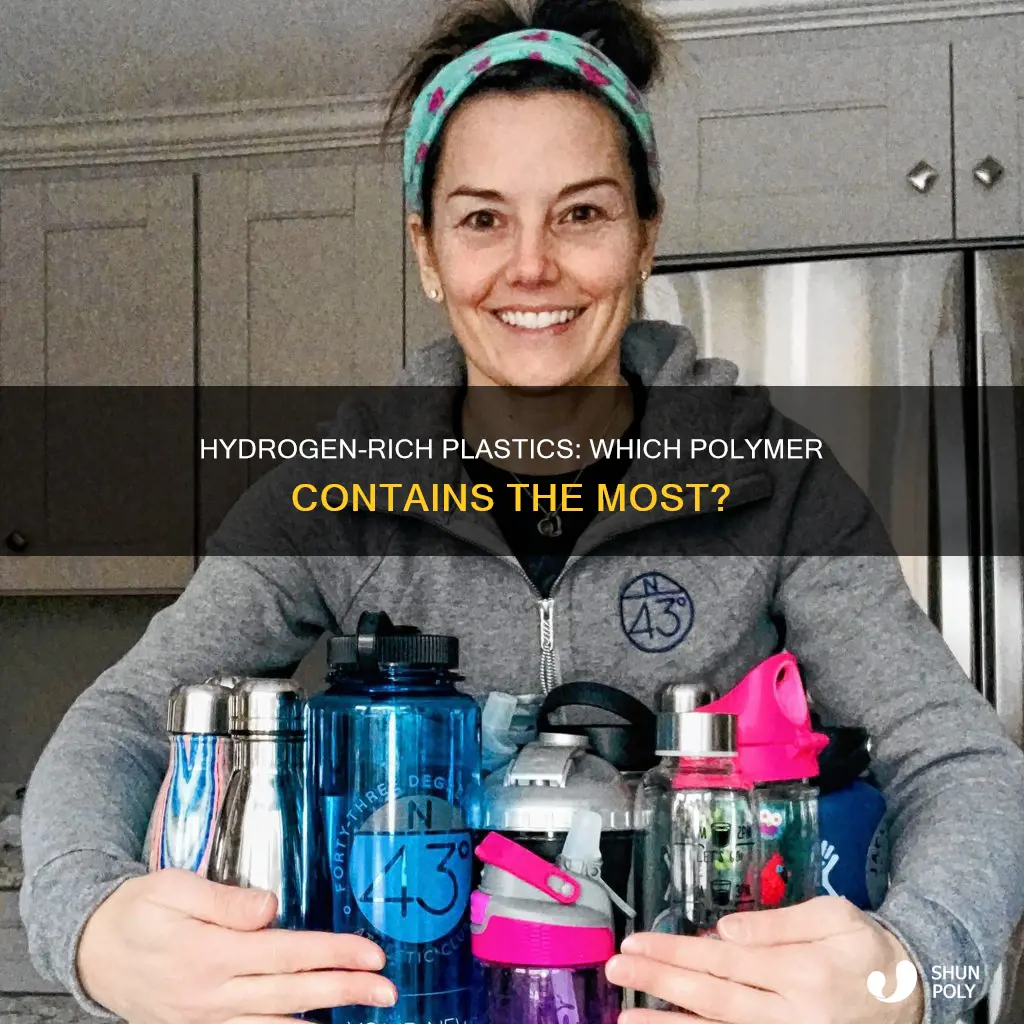 which plastic has the most hydrogen