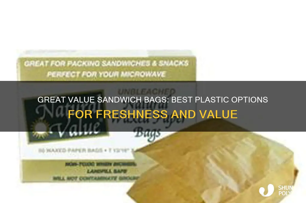 which plastic is great value sandwitch bags