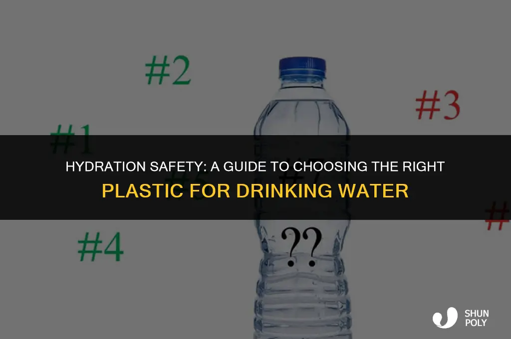 which plastic is safe for drinking water
