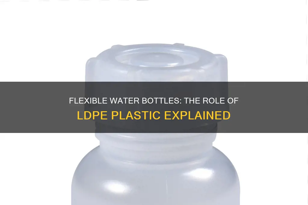 which plastic is used for making flexible water bottles