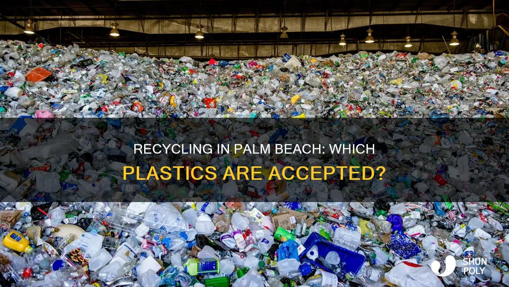 which plastic numbers are recyclable in palm beach county