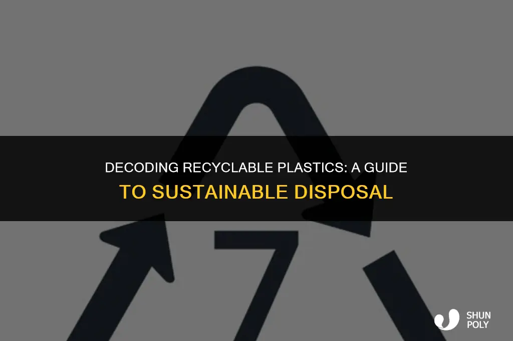 which plastic numbers can be recycled