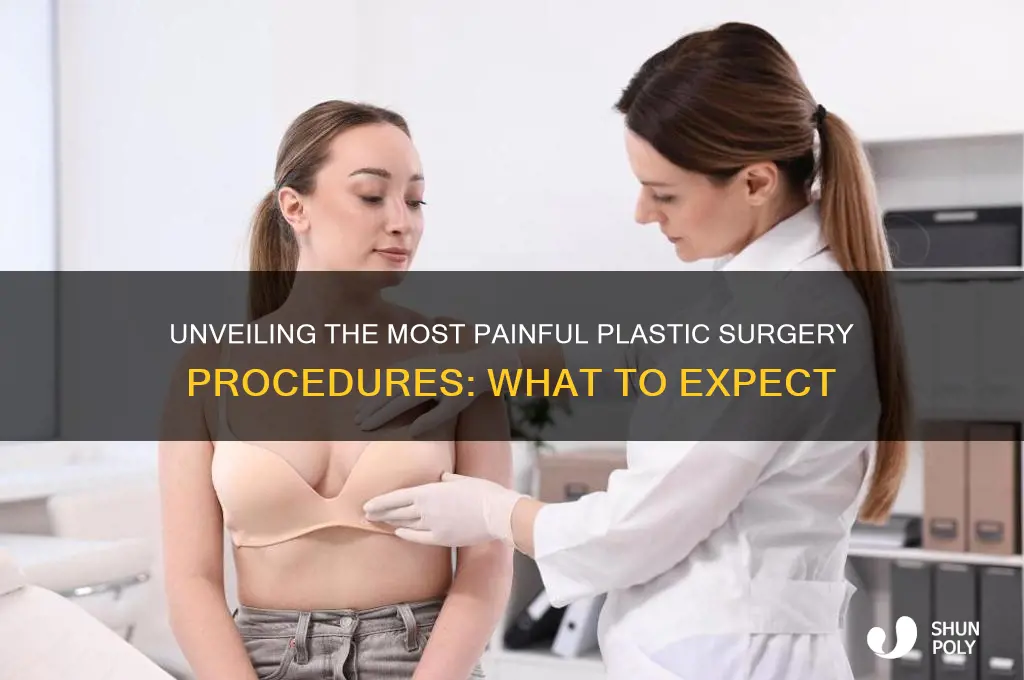 which plastic surgery is the most painful