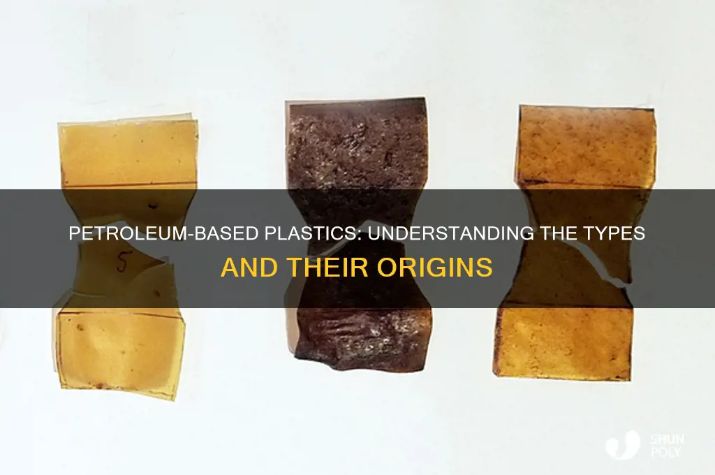 which plastics are made from petroleum
