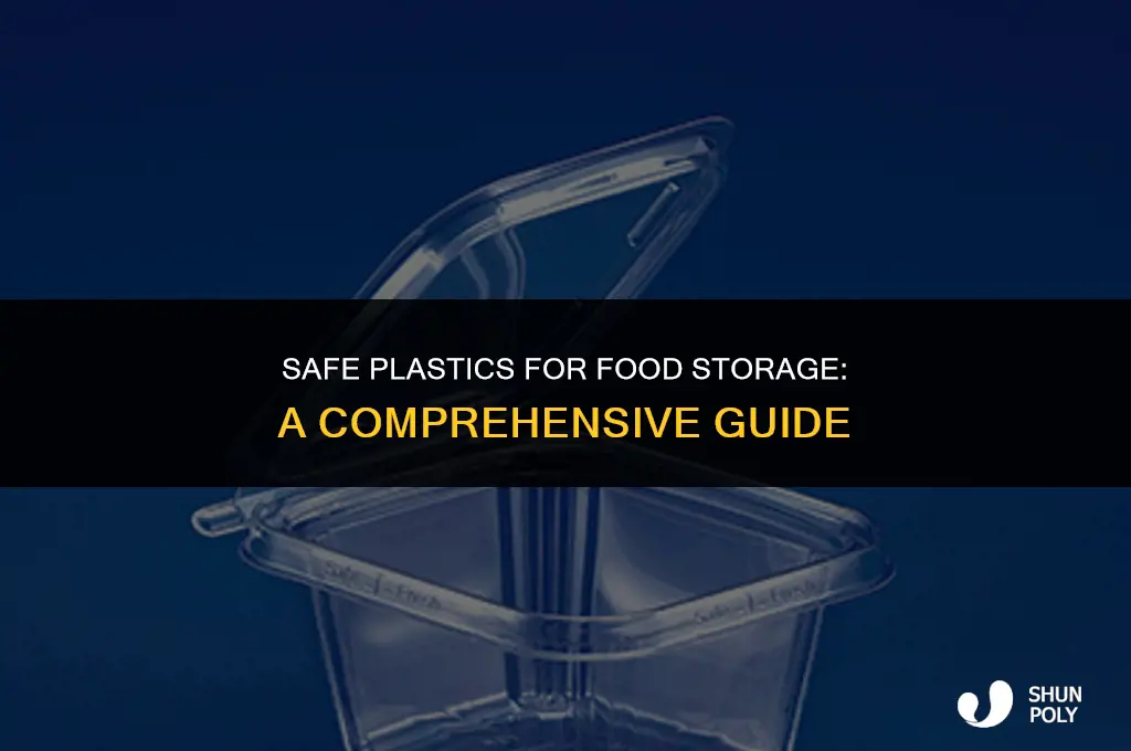 which plastics are safe for food storage