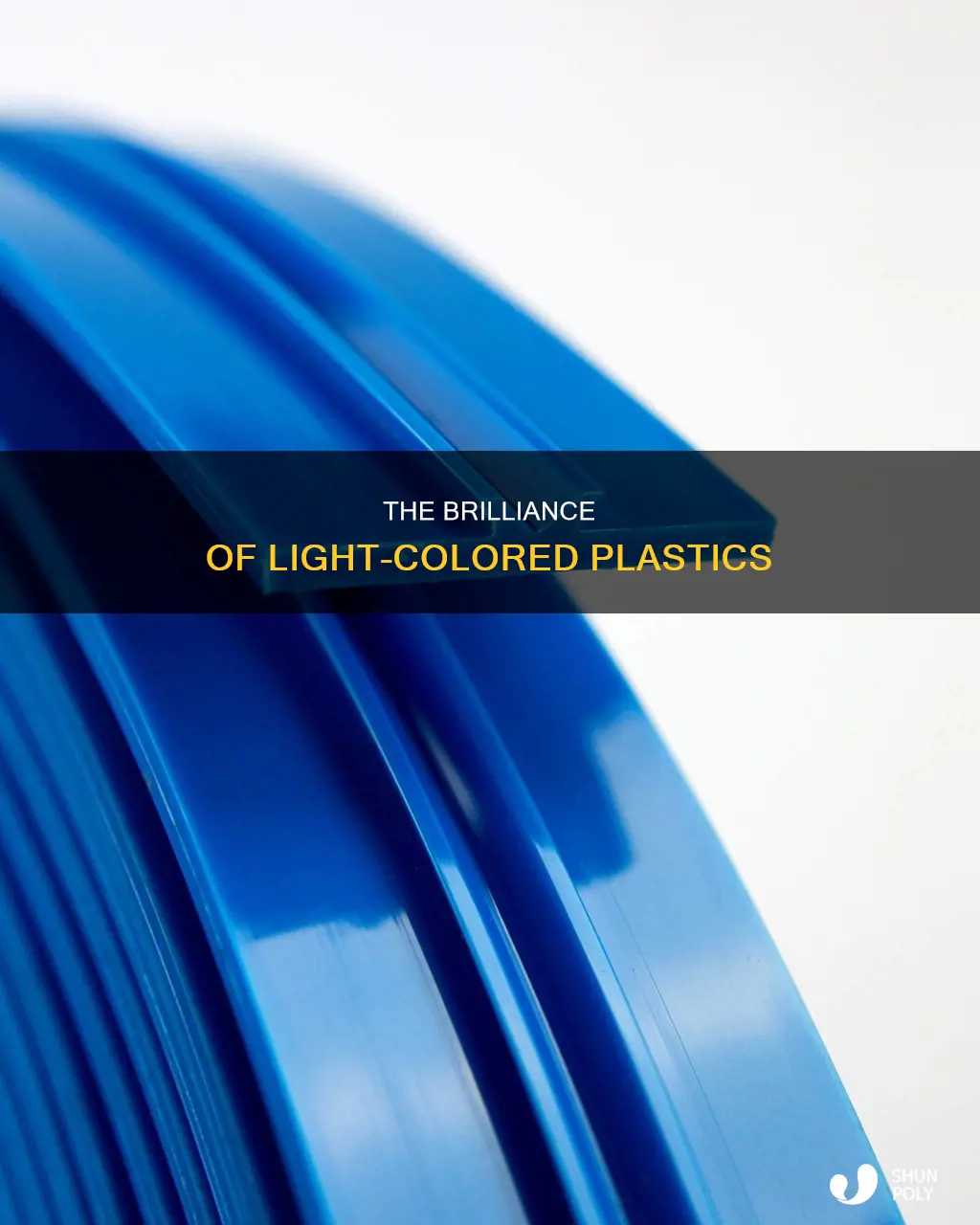 which quality do light-colored plastics have