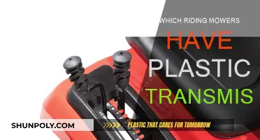 Best Plastic Transmission Riding Mowers: Reviews and Buying Guide
