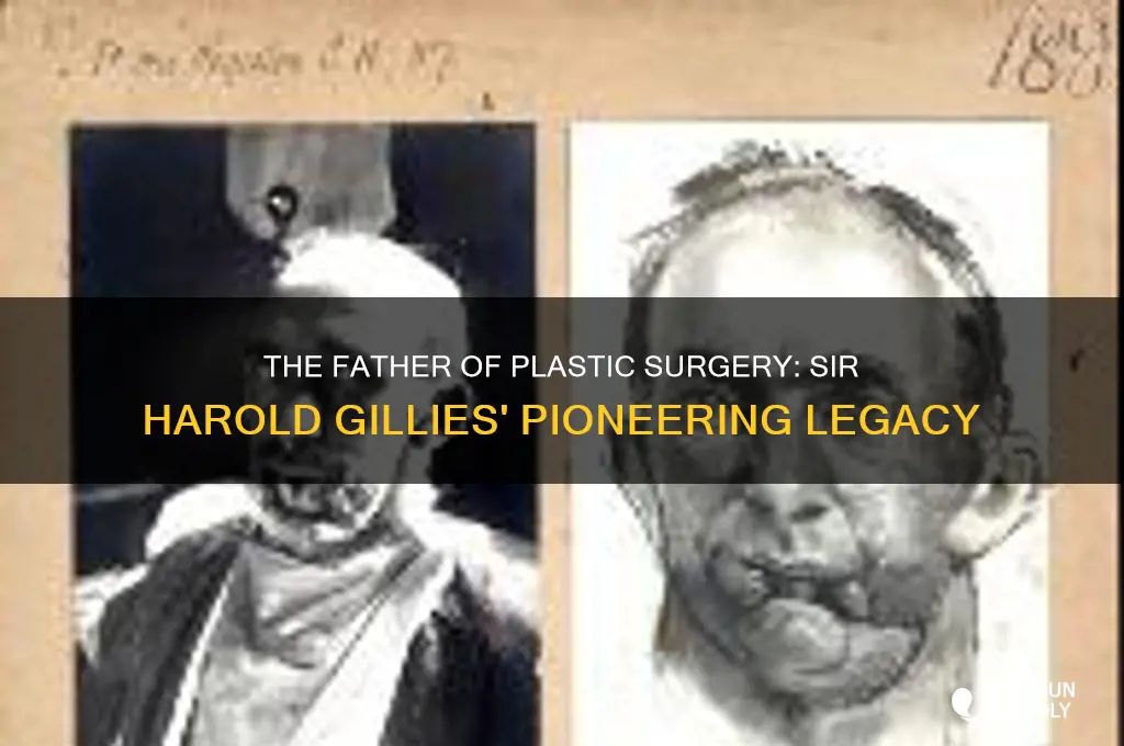 which scientist is known as the father of plastic surgery