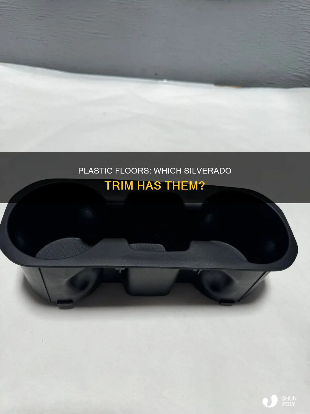 which silverado trim has plastic floor