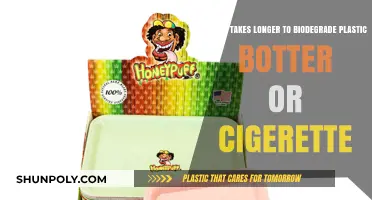 Comparing Biodegradation: Plastic Bottles vs. Cigarette Butts