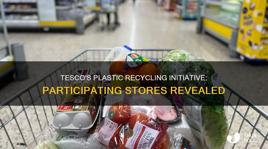 which tesco stores are recycling plastic
