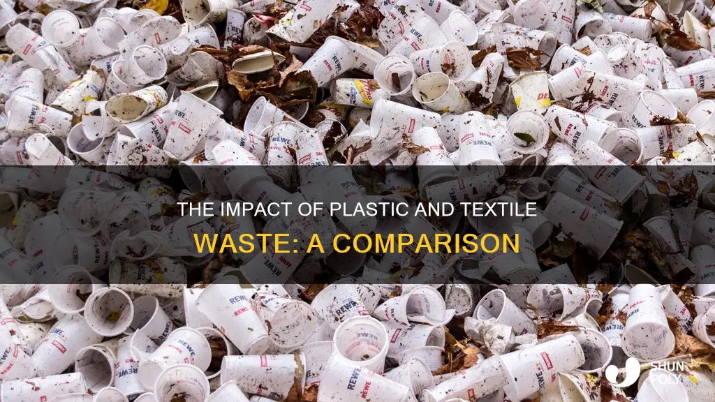 which waste is higher plastic or textiles
