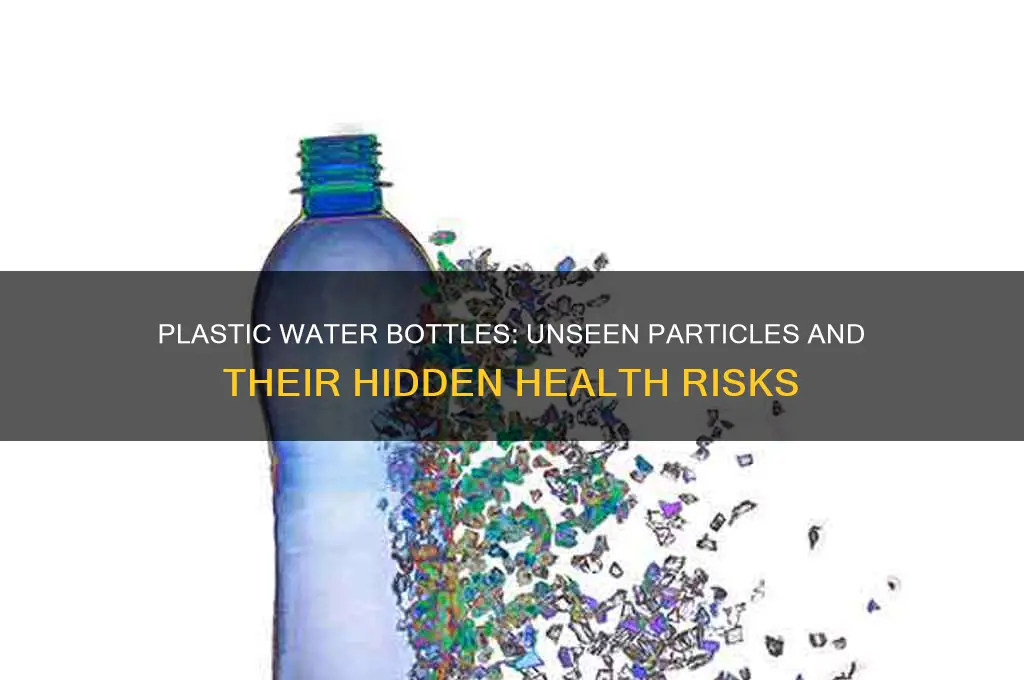 which water bottles plastic have particles in it