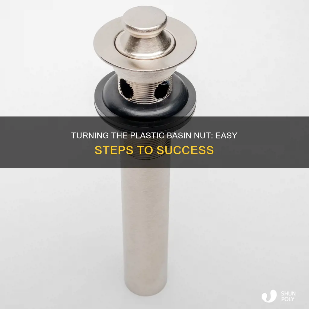 which way to turn plastic basin nut