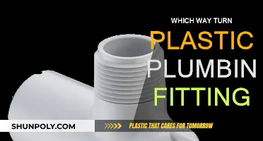 How to Turn Plastic Plumbing Fittings the Right Way