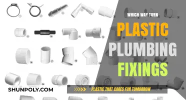 Navigating Your Plumbing: A Guide to Turning Plastic Fixings