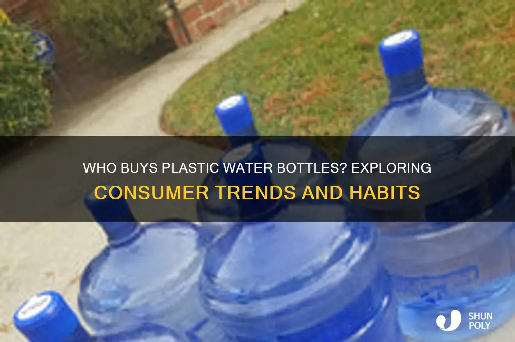 who buys plastic water bottles