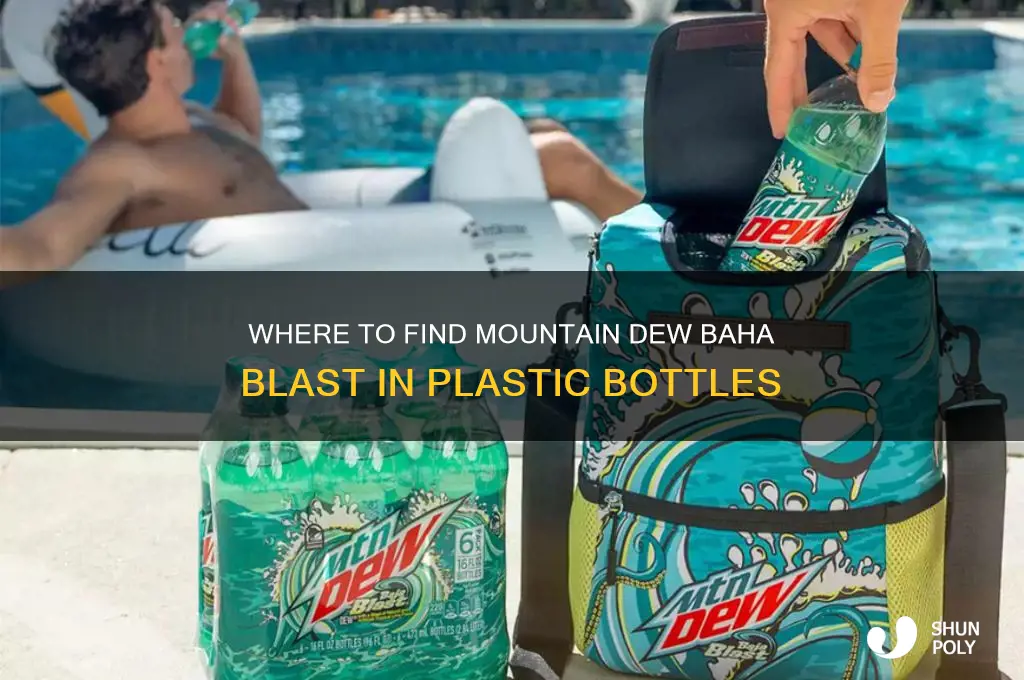who carries mountain dew baha blast in plastic bottles