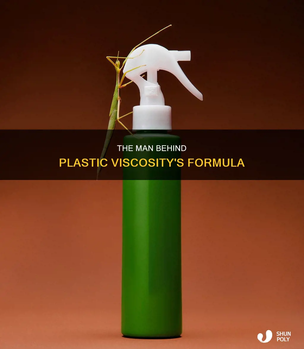 who developed the formula for plastic viscosity