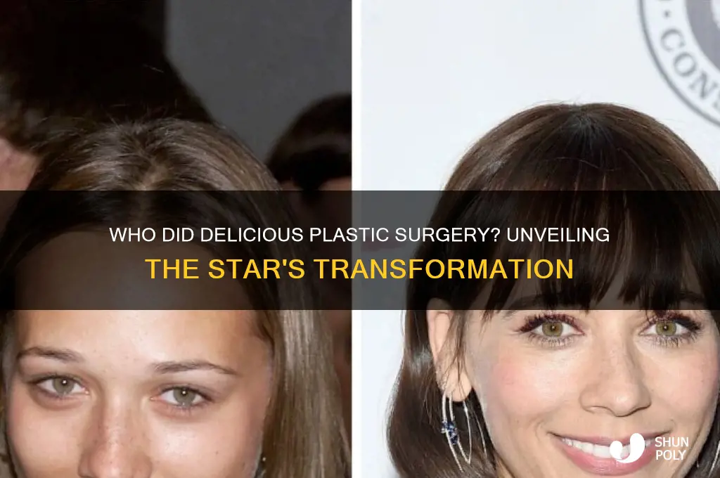 who did delicious plastic surgery