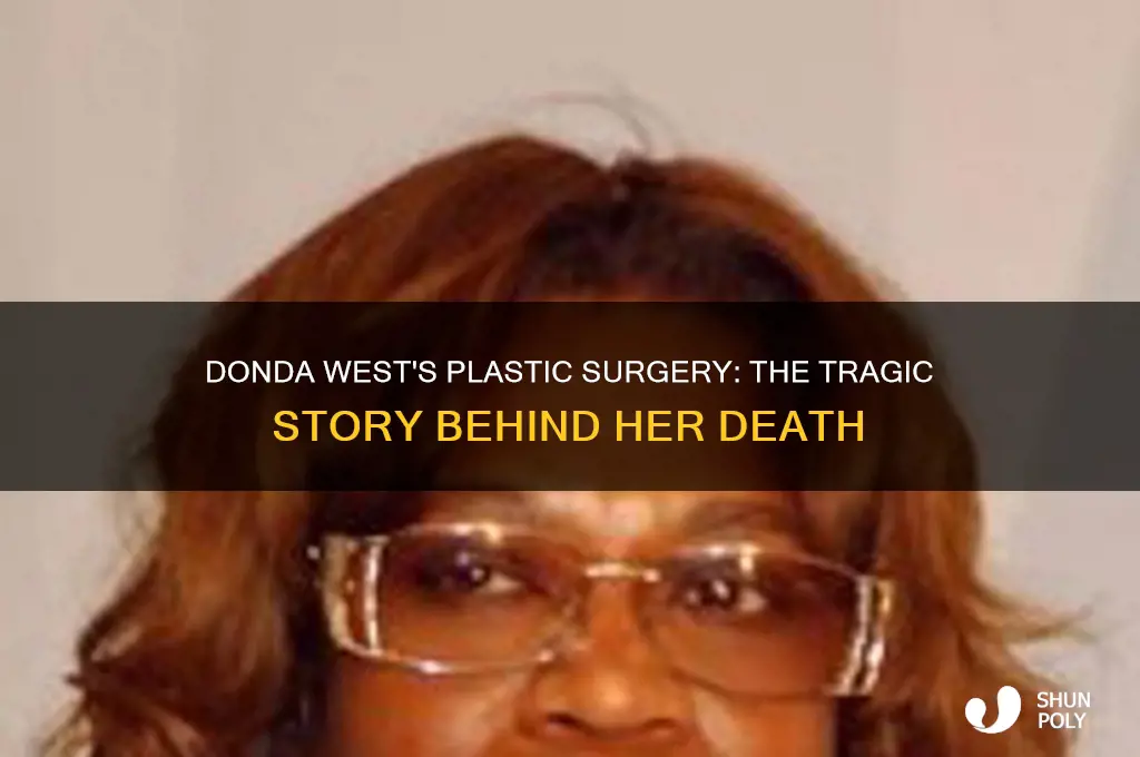 who did donda west plastic surgery