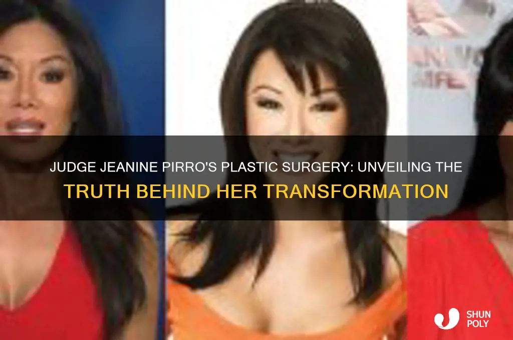 who did judge jeanine plastic surgery