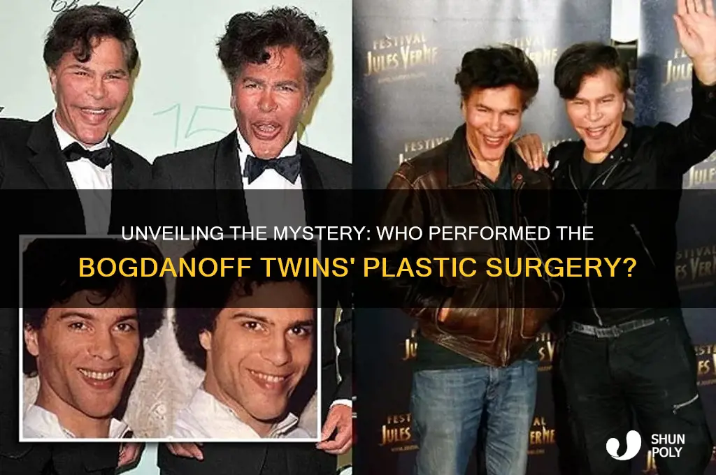 who did the bogdanoff twins plastic surgery