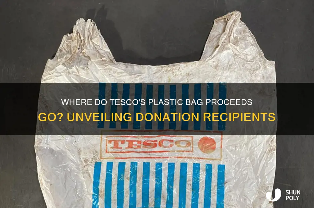 who does tesco donate plastic bag funds to