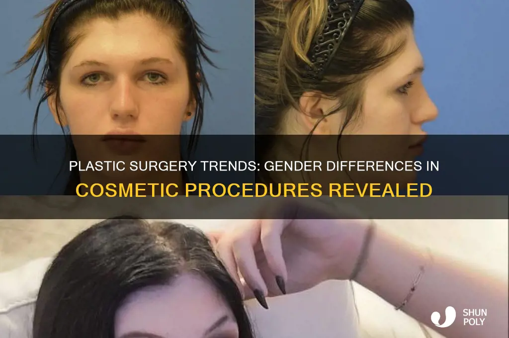 who gets more plastic surgery men or women