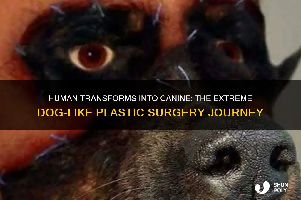 who got plastic surgery to look like a dog