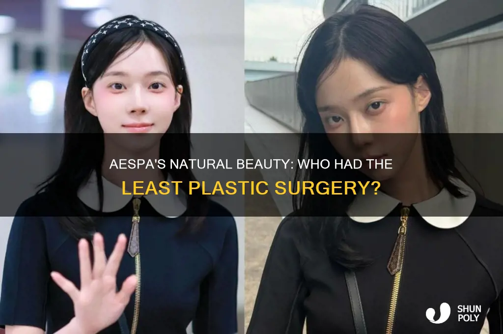 who got the least plastic surgery in aespa