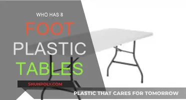 Large Plastic Tables: Who Has Them?