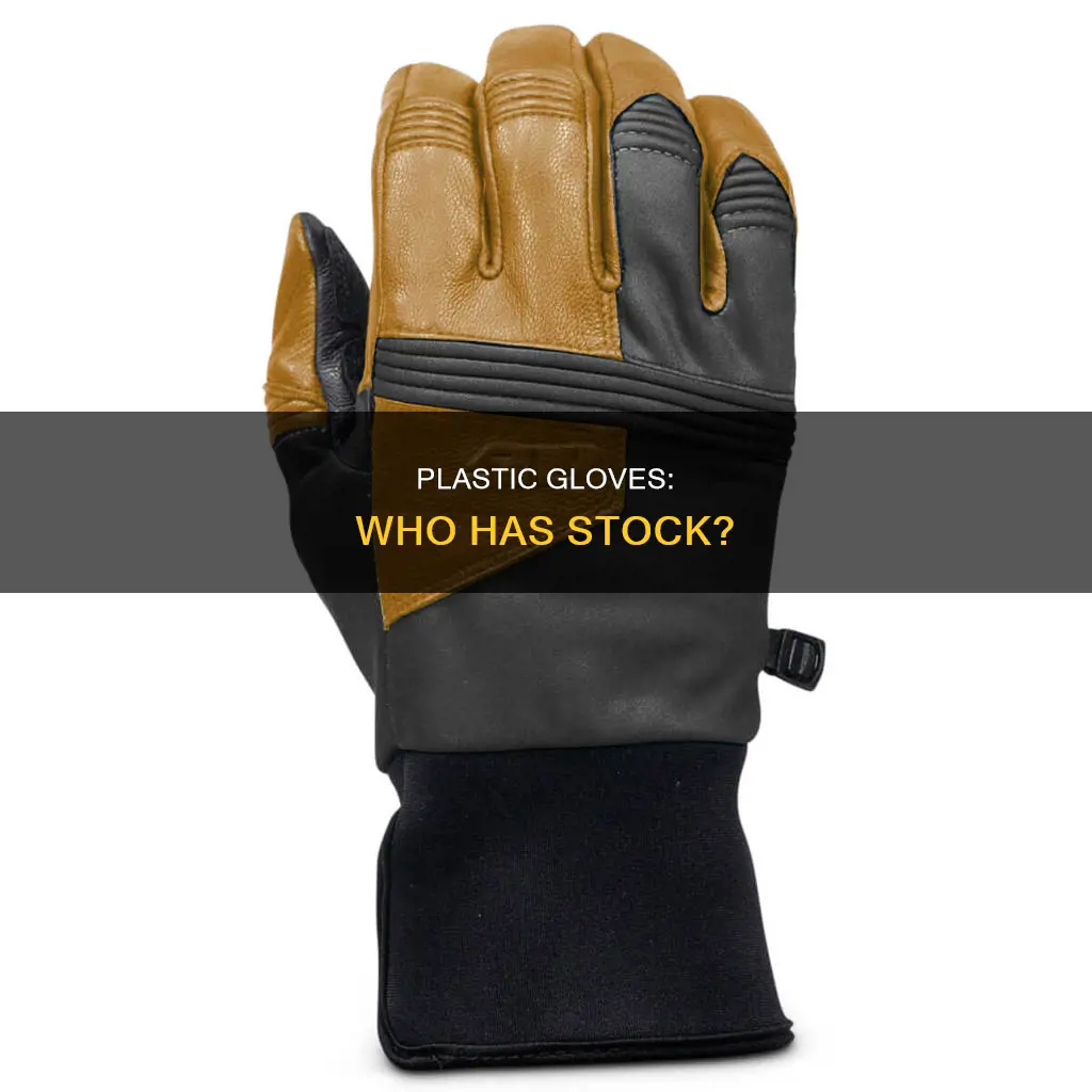 who has plastic gloves in stock