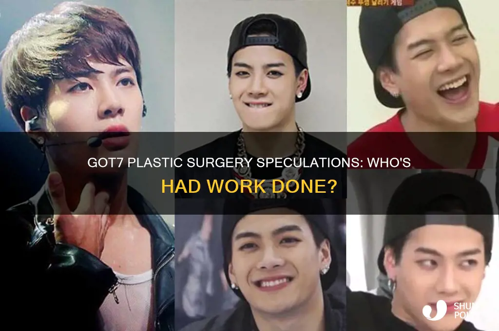 who in got7 has had plastic surgery