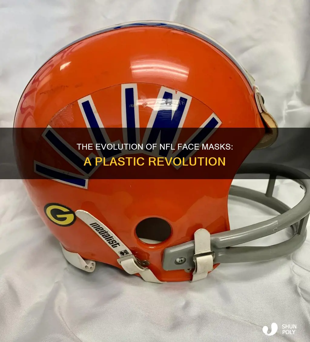 who invented plastic fasemask for nfl