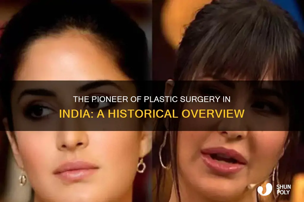 who invented plastic surgery in india
