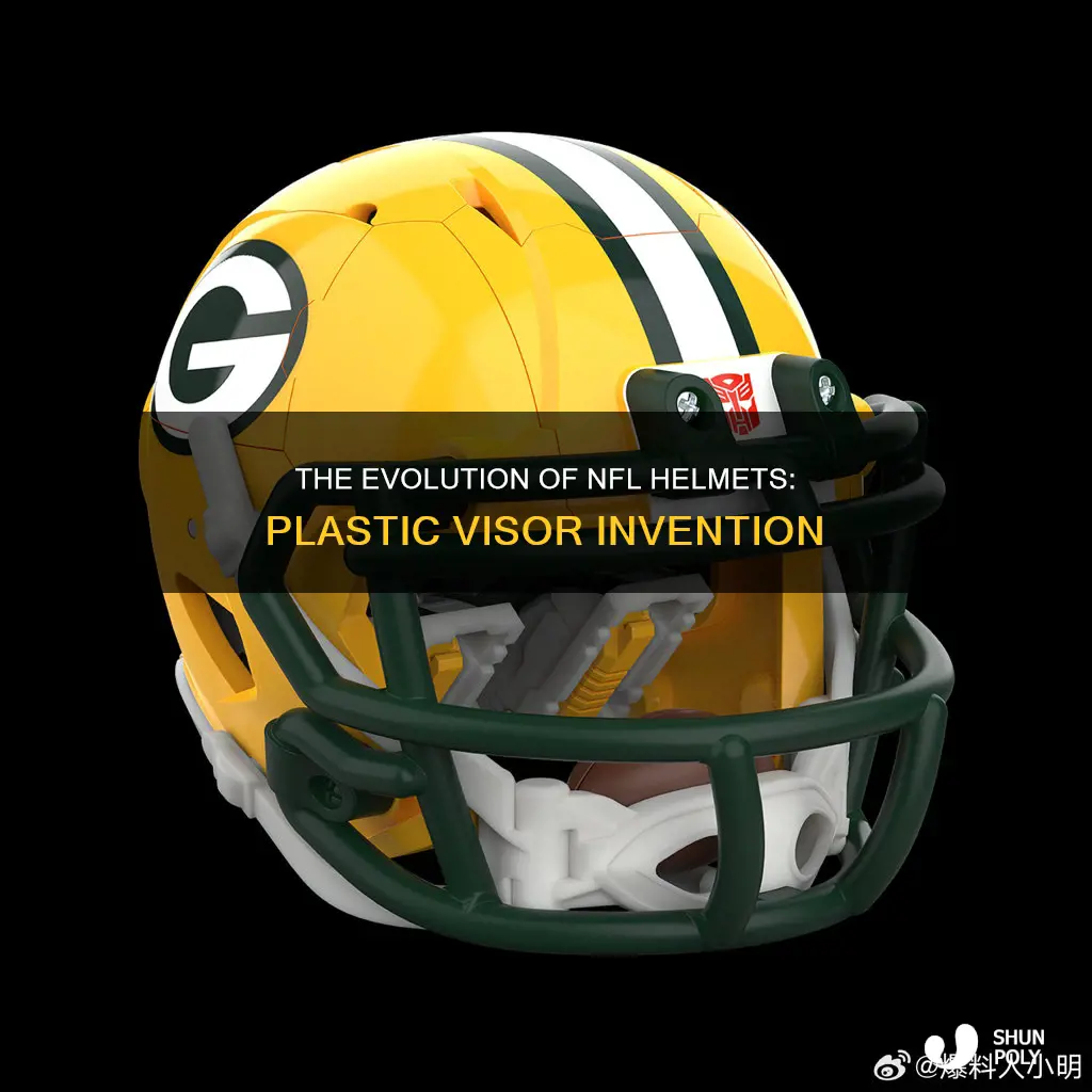 who invented plastic visor for nfl