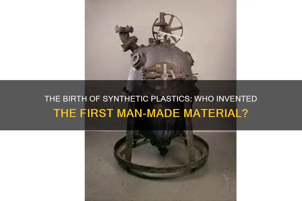who invented the first all man made plastic