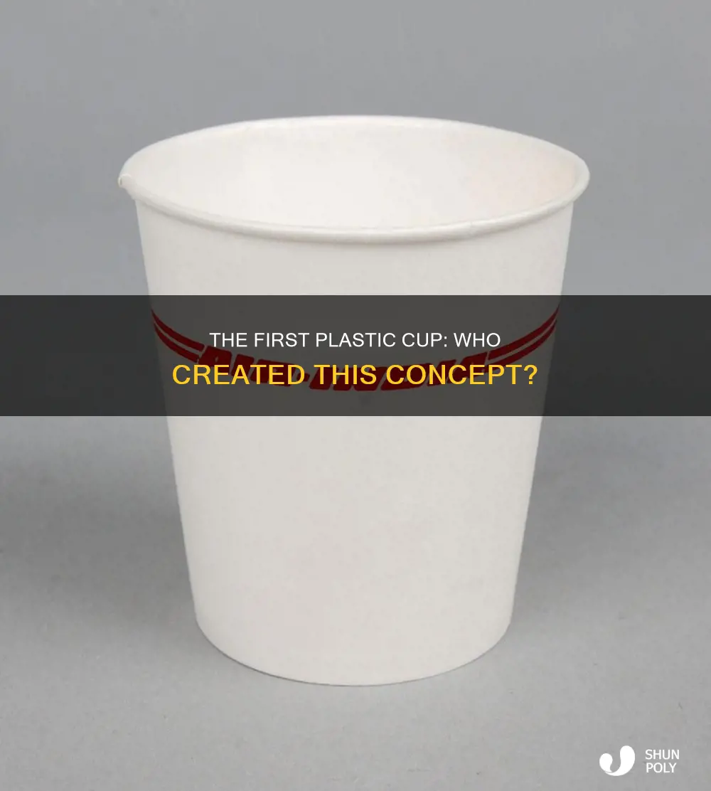 who invented the first plastic cup
