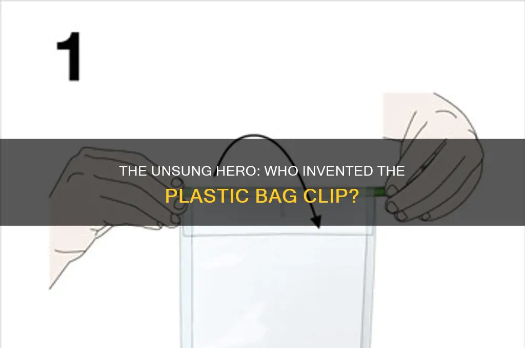 who invented the plastic bag clip