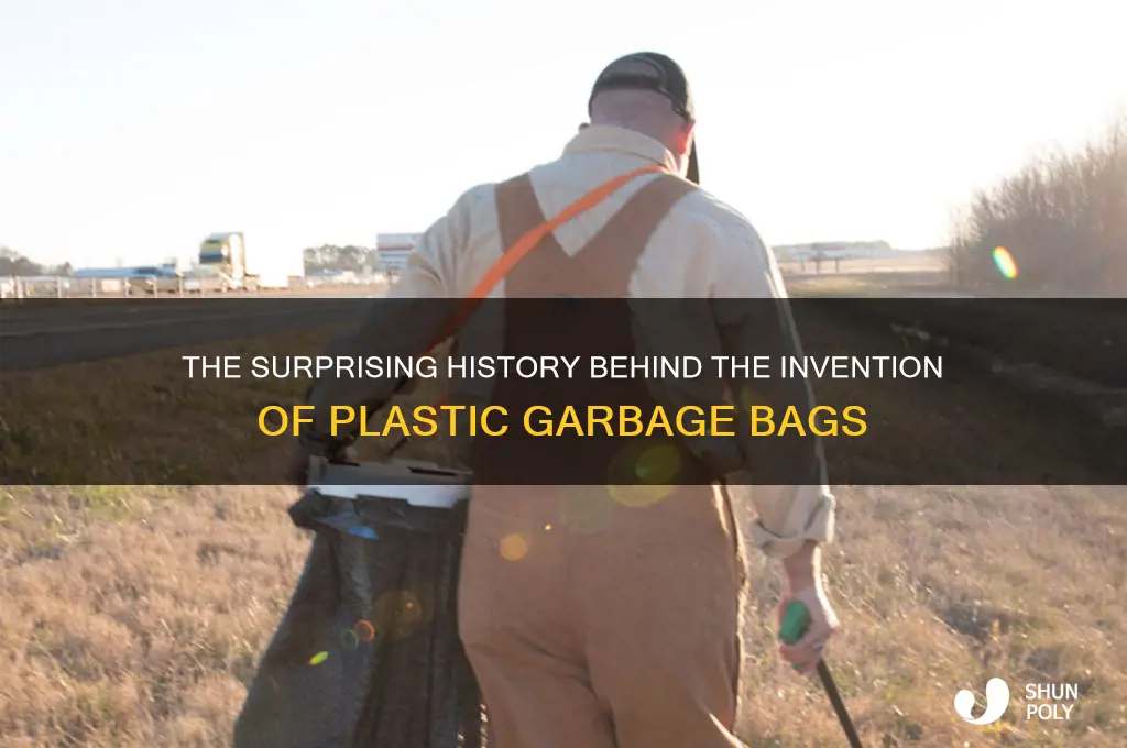 who invented the plastic garbage bag