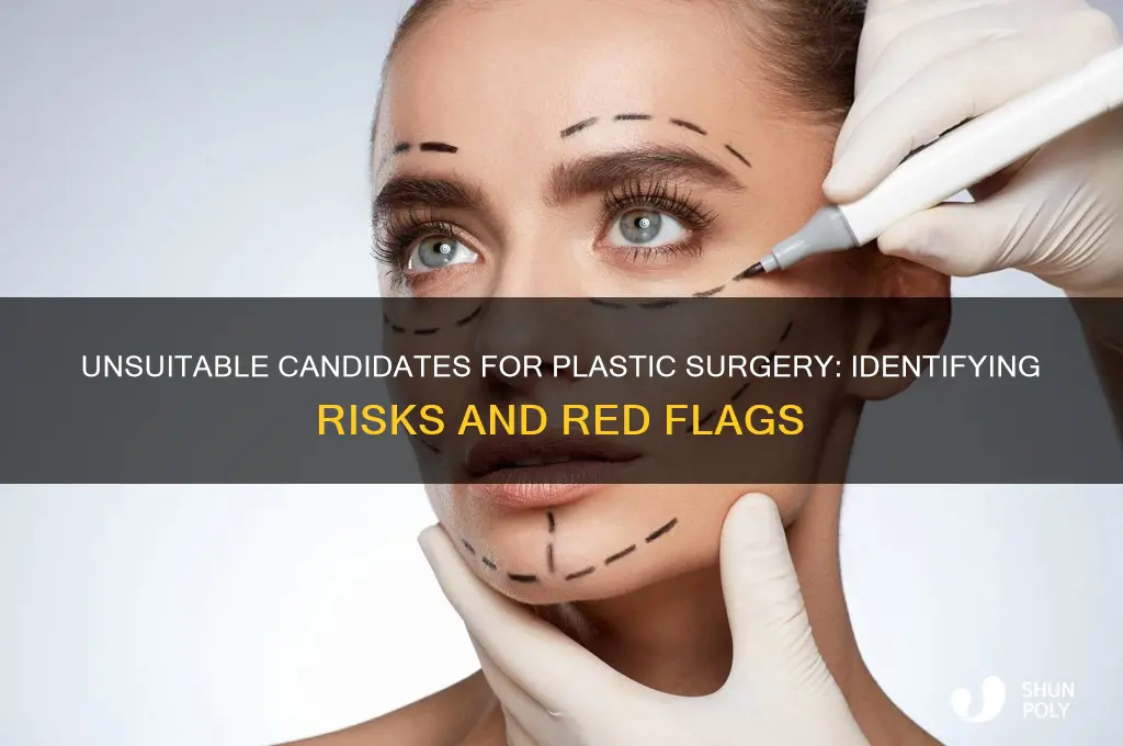 who is a bad candidate for plastic surgery